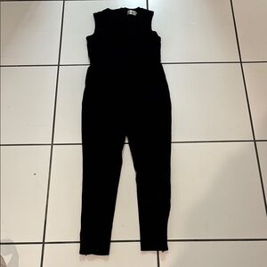 Black Sleeveless Jumpsuit